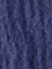 Royal Blue Striped Design Tussar Saree with Cow Motif Border