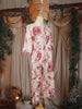 White Abstract Floral Printed Design Cotton Kurti