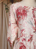 White Abstract Floral Printed Design Cotton Kurti