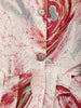 White Abstract Floral Printed Design Cotton Kurti