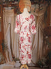 White Abstract Floral Printed Design Cotton Kurti