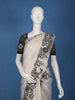 White Embroidered Design Organza Saree