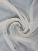 White Embroidered Design Organza Saree