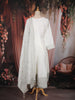 White Embroidered Georgette Anarkali Salwar Suit with Dupatta