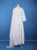 White Floral Design Cotton Salwar Suit - Diadem
