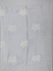 White Floral Design Cotton Saree - Diadem