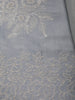 White Floral Design Cotton Saree - Diadem