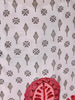 White Floral Design Synthetic Salwar Suit