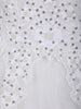 White Floral Embroidered Design Net Gown