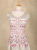 White Floral Embroidered Georgette Palazzo Salwar Suit