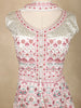White Floral Embroidered Georgette Palazzo Salwar Suit