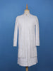 White Floral Embroidered Polyester Sherwani Suit - Diadem
