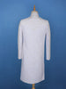 White Floral Embroidered Polyester Sherwani Suit - Diadem