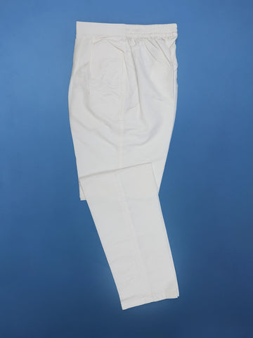 White Floral Embroidered Polyester Sherwani Suit - Diadem