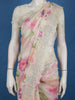 White Floral Printed Georgette Saree