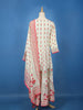 White Floral Printed Synthetic Salwar Suit - Diadem