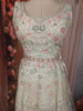White Floral Thread and Beads Embroidered Design Net Lehenga with Dupatta