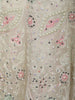 White Floral Thread and Beads Embroidered Design Net Lehenga with Dupatta