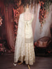 White Floral Zari Woven Design Chanderi Silk Palazzo Suit with Dupatta