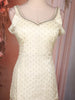 White Floral Zari Woven Design Chanderi Silk Palazzo Suit with Dupatta
