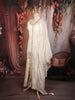 White Floral Zari Woven Design Chanderi Silk Palazzo Suit with Dupatta