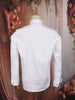 White Lion Motif Stone Embellished Design Pure Cotton Fancy Wear Full Sleeve Men Shirt