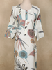 White Multicolor Floral Printed Design Cotton Kurti
