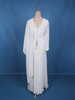 White Sequin Design Georgette Palazzo Suit