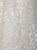 White Sequins Embellished Net Party Wear Kids Gown