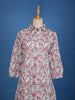 White Floral Designed Cotton Salwar Suit - Diadem