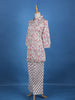 White Floral Designed Cotton Salwar Suit - Diadem