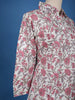 White Floral Designed Cotton Salwar Suit - Diadem