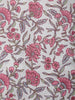 White Floral Designed Cotton Salwar Suit - Diadem
