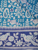 White Floral Designed Cotton Saree - Diadem