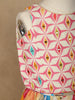 White Floral Designed Semi Silk Lehenga