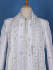 White Floral Designed Sherwani Suit - Diadem