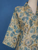 White Floral Prints Cotton Straight Cut Salwar Suit - Diadem