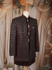 Wine Abstract Design Velvet Indo-Western Sherwani