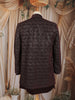 Wine Abstract Design Velvet Indo-Western Sherwani
