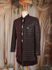 Wine Abstract Design Velvet Indo-Western Sherwani