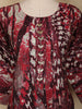 Wine Abstract Printed Cotton Salwar Suit With Dupatta