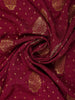 Wine Butta Woven Design Banarasi Silk Saree