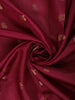 Wine Butta Woven Design Kanchipuram Silk Saree with Zari Border