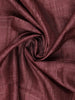 Wine Checked Design Semi Tussar Silk Saree