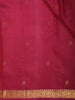 Wine Floral Butta Woven Design Kanchipuram Silk Saree with Zari Border