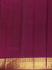 Wine Floral Design Woven Pure Kanchipuram Silk Saree