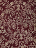 Wine Floral Embroidered Design Organza Palazzo Suit