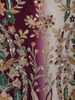 Wine Floral Embroidered Design Tissue Silk Palazzo Suit with Dupatta