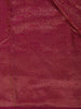 Wine Floral Motif Woven Design Pure Kanchipuram Silk Saree