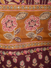 Wine Floral Printed Cotton Palazzo Suit with Printed Dupatta